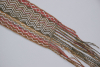 A photograph of one end of the sash, including the fringe.
